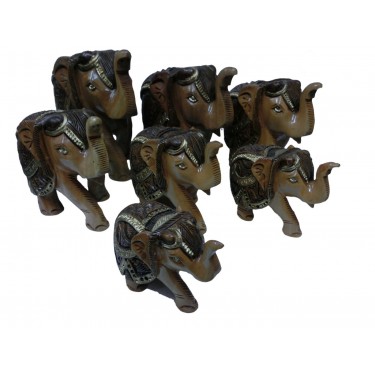 Набор статуэток «Слоны нарядные»